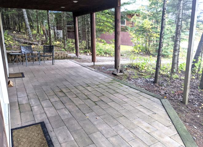 Lower patio area with access from the downstairs bedrooms.