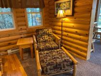 Twin size futon in the living area.